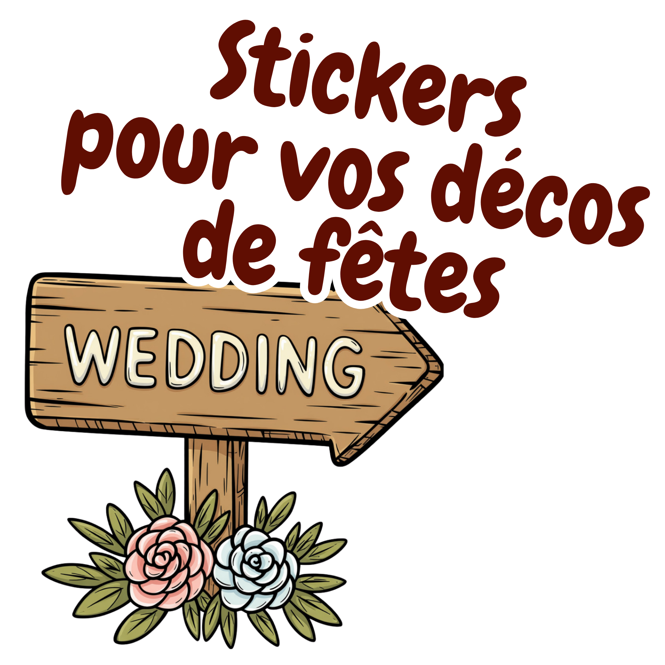 Stickers déco fetes